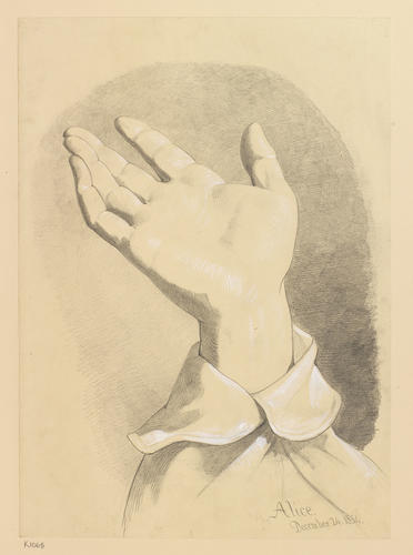 Study of a hand and sleeve