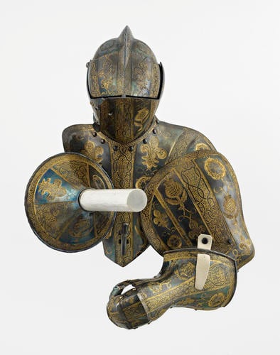 Armour garniture of Henry, future Prince of Wales, for the field, tourney, tilt and barriers Armour garniture of Henry, future Prince of Wales, for the field, tourney, tilt and barriers