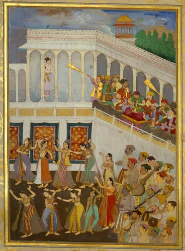 Master: Padshahnamah پادشاهنامه (The Book of Emperors)
Item: The Weighing of Shah-Jahan on his 42nd lunar birthday (23 October 1632) Master: Padshahnamah پادشاهنامه (The Book of Emperors)
Item: The Weighing of Shah-Jahan on his 42nd lunar birthday (23 October 1632)