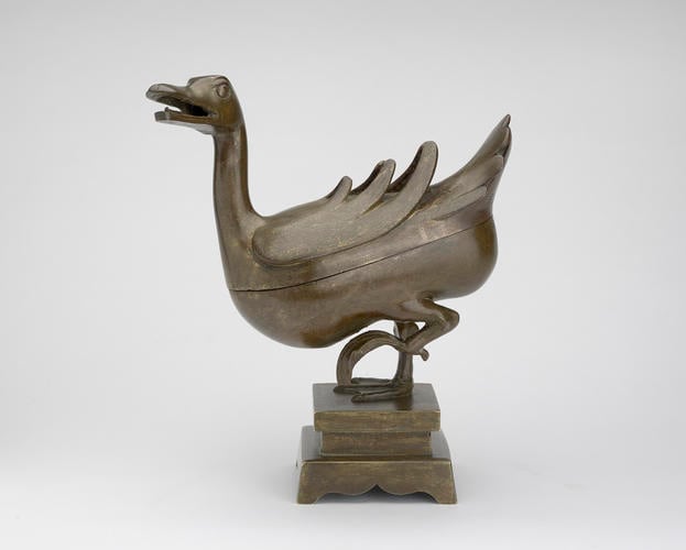 Incense burner in the form of a duck