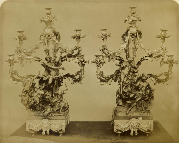 Two candelabras