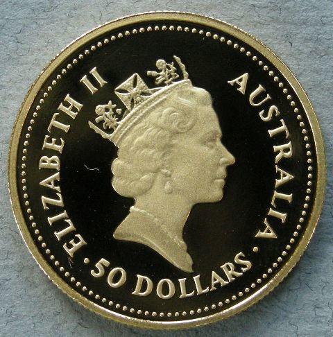 Australia. Gold Bullion issue, proof $50 Australian nugget 1/2 oz fine gold Australia. Gold Bullion issue, proof $50 Australian nugget 1/2 oz fine gold
