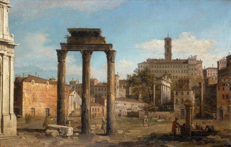 Rome: Ruins of the Forum, Looking Towards the Capitol Rome: Ruins of the Forum, Looking Towards the Capitol