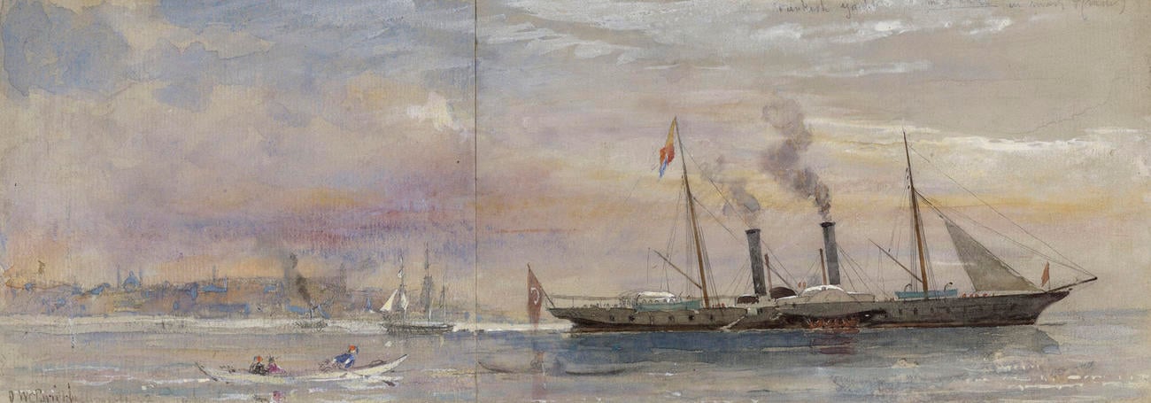 The Sultan's yacht, the Pertif Piati
