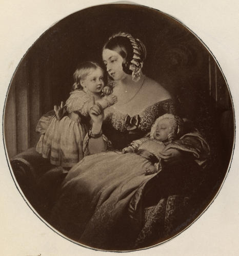 'The Queen, Princess Royal and Prince of Wales from a Print after Landseer'
