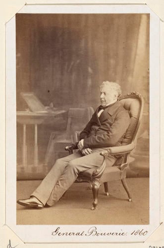 General Bouverie. 1860. [Royal Household Portraits. Volume 55. ]