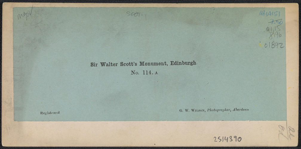 Sir Walter Scott's Monument, Edinburgh Sir Walter Scott's Monument, Edinburgh