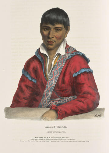 History of the Indian tribes of North America : with biographical sketches and anecdotes of the principal chiefs. Embellished with one hundred and twenty portraits from the Indian Gallery in the Department of War, at Washington ; v. 2 / by Thomas L. M'Kenney. . . and James Hall