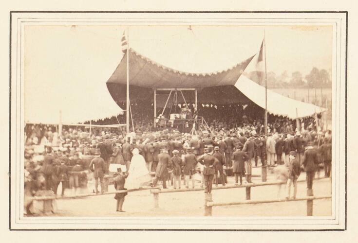 King Edward VII when Prince Albert Edward of Wales, laying foundation stone