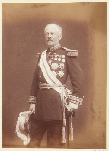 General Berge, Governor of Lyons (Aix 23rd April 1890). [Album: Photographic Portraits vol. 6/64 1888-1893]