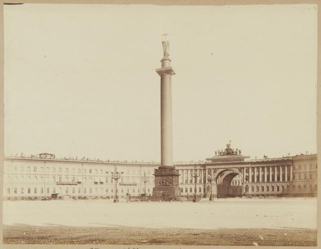 The Alexander Column and the General Staff Building, St Petersburg The Alexander Column and the General Staff Building, St Petersburg