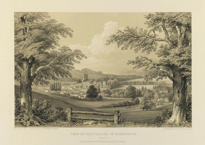 View of the Village of Hambledon, Hants View of the Village of Hambledon, Hants