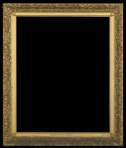 Frame for RCIN 408980, Foltz, Tyrolese Woman and Child Frame for RCIN 408980, Foltz, Tyrolese Woman and Child