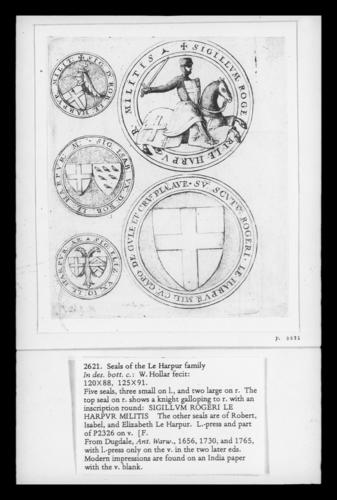 Seals of the Le Harpur family