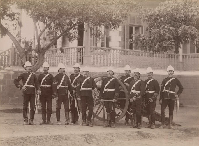Soldiers from the Royal Artillery who served in the Anglo-Egyptian War