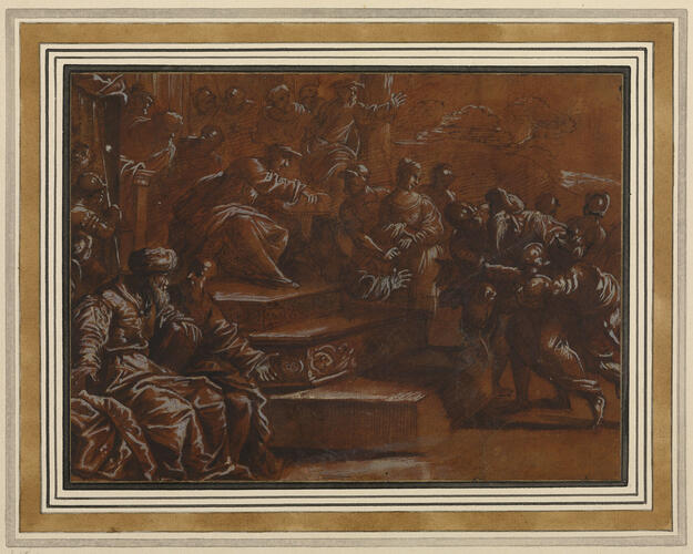 The Arrest of Haman by Ahasuerus