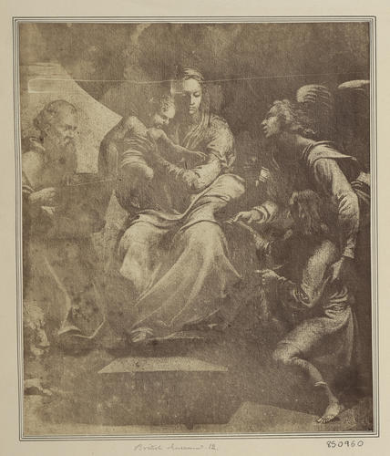 The Virgin and Child with Holy Figures