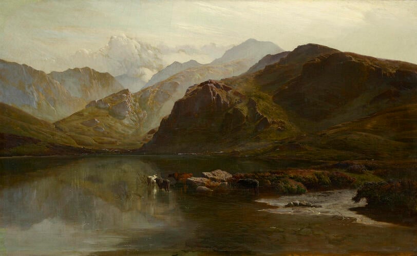 A view of Llyn Dulyn