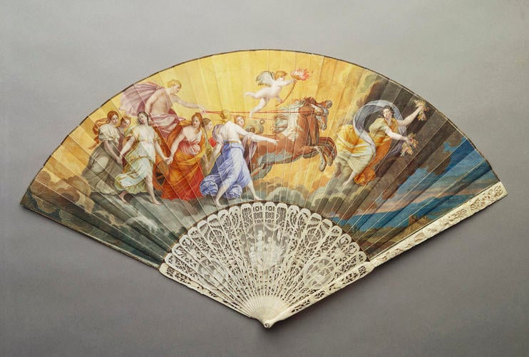 Fan depicting 'Aurora and Apollo'