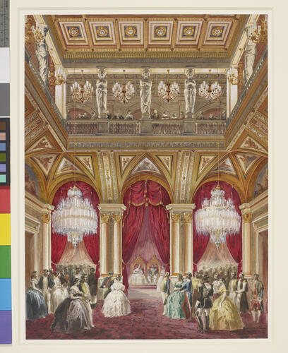 The Salle des Cariatides at the Hôtel de Ville, 23 August 1855