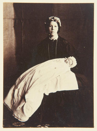 Mrs Moffat, with Princess Victoria of Hesse, 1863 [Photographic Portraits Vol. 4/62 1861-1876]