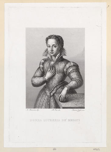 Donna Lucrezia de Medici (Consort of Alphonso II, Duke of Ferrara, Daughter of Cosimo I, Grand Duke of Tuscany) Donna Lucrezia de Medici (Consort of Alphonso II, Duke of Ferrara, Daughter of Cosimo I, Grand Duke of Tuscany)