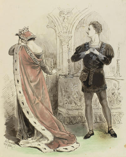 Hamlet and Gertrude Hamlet and Gertrude