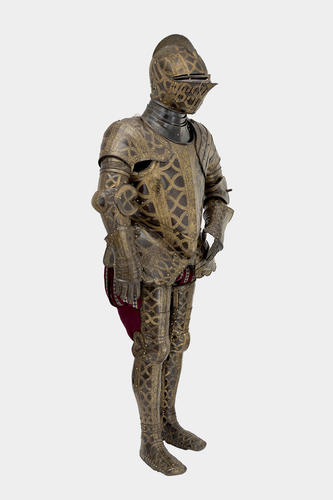 Armour garniture of Sir Christopher Hatton for the field, tourney, tilt and barriers