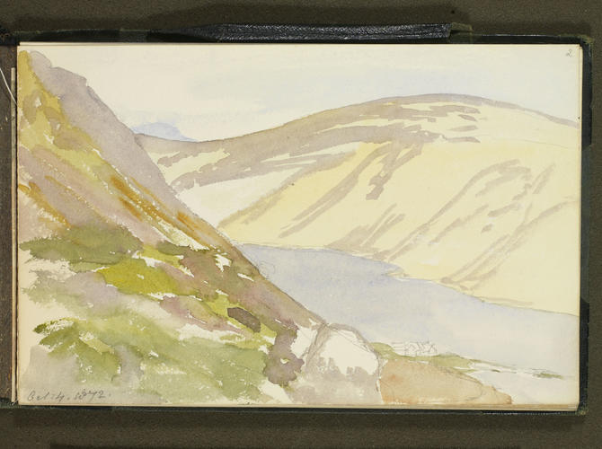 Master: Queen Victoria's Sketch Book 1872-3
Item: View of a loch