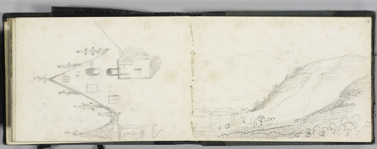 Master: Sketch book of HRH Princess Louise 1865
Item: A view of hills