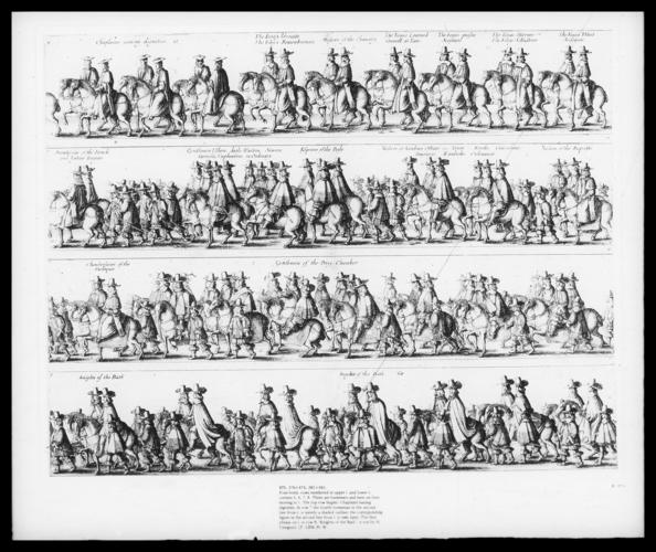 Coronation procession of Charles II through London