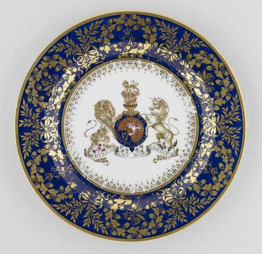 Master: Plate (part of a breakfast service)