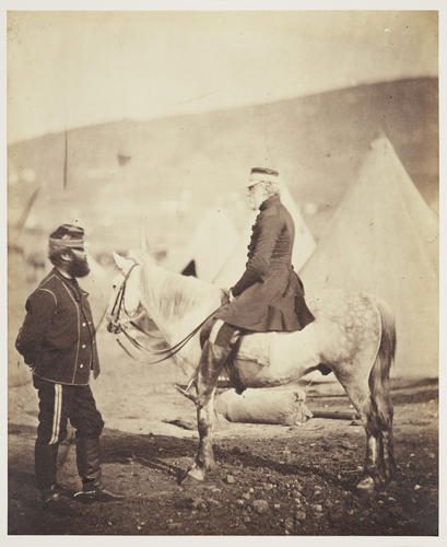 General Scarlett & Col Lowe - wearing a french jacket - not being on duty General Scarlett & Col Lowe - wearing a french jacket - not being on duty