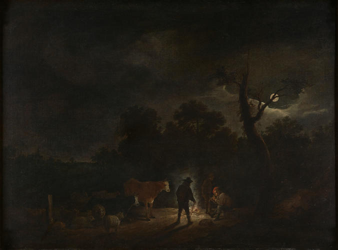 Shepherds with their Flocks by Night Shepherds with their Flocks by Night