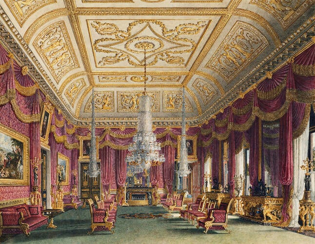 Carlton House: The Crimson Drawing Room