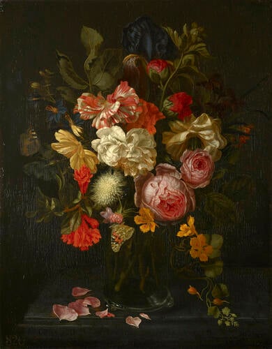 Still Life with Flowers and Butterflies