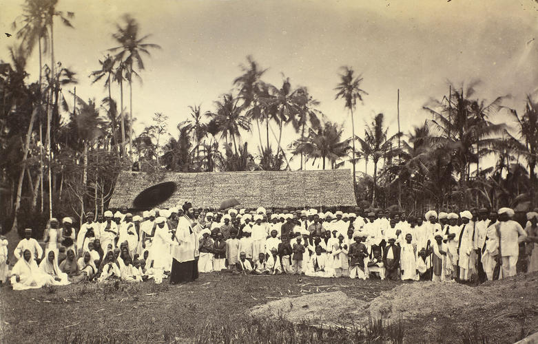 Reverend Habb preaching to Indians, Penang Reverend Habb preaching to Indians, Penang