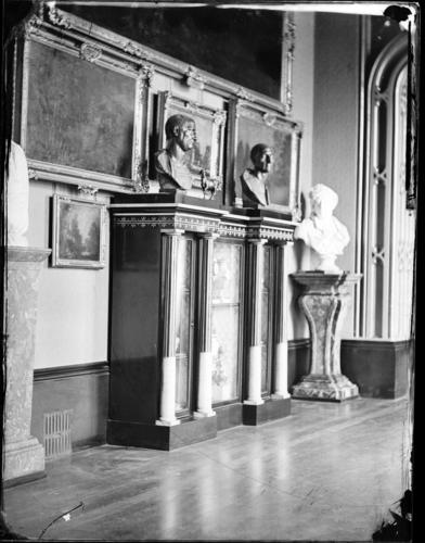 Glass plate negative of the Grand Corridor, Windsor Castle Glass plate negative of the Grand Corridor, Windsor Castle