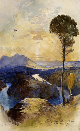 Sir Walter Scott's favourite view of the valley of the Tweed Sir Walter Scott's favourite view of the valley of the Tweed
