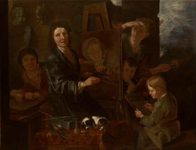 An Artist in his Studio An Artist in his Studio