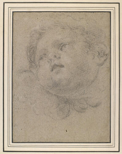 The head of a cherub
