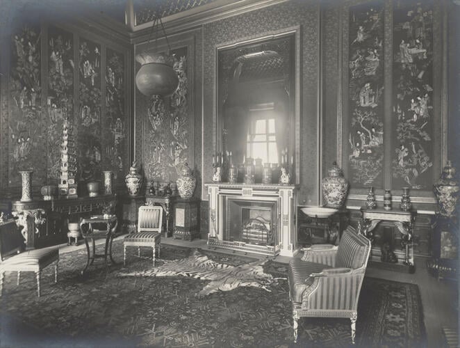 Small Chinese Room. [King Edward VII Rooms, Buckingham Palace, 1902-1910]