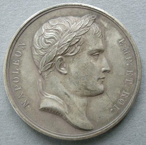 France. Medal commemorating the Conquest of Naples, 1806