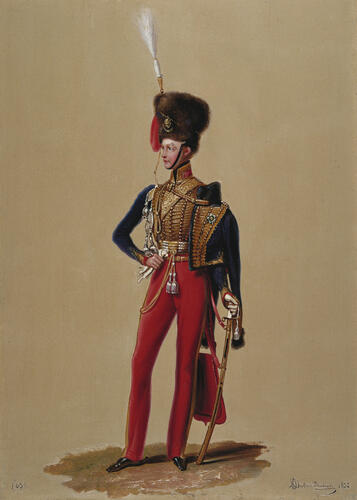 Prince George of Cumberland (1819-1878), GCH, Colonel of the Hanoverian Guard Hussars