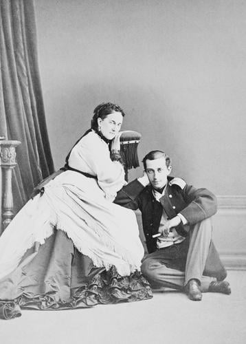 Grand Duchess Maria Nikolaevna and Prince Sergei of Leuchtenberg