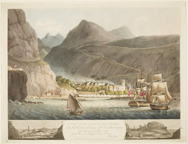 A View of the Island of St Helena