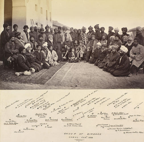 Group of Sirdars, Kabul, February 1880 Group of Sirdars, Kabul, February 1880