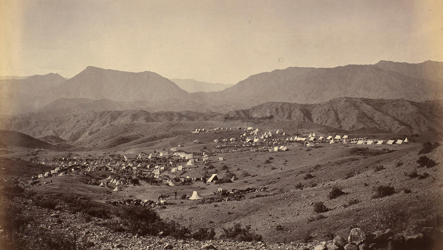 Camp on Shagai Heights