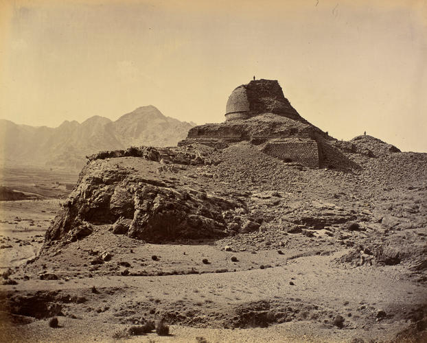 Buddhist monument Sphola Stupa in the Khyber Pass
