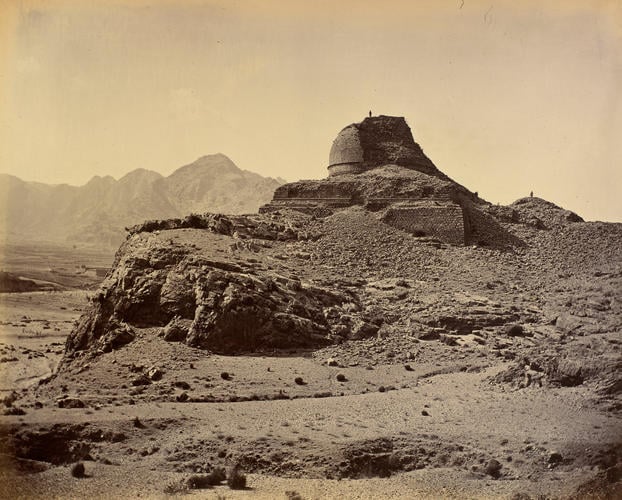 Buddhist monument Sphola Stupa in the Khyber Pass Buddhist monument Sphola Stupa in the Khyber Pass